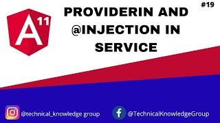 Angular 11 - @Injectable and ProviderIn in Service in Angular 11 #tutorial​ 19
