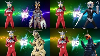 ウルトラマンレオ vs バルタン星人 vs マグマ vs エレキング vs バキシム - 究極の怪獣決戦 #ultraman #ウルトラマン