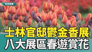 春遊 鬱金香|士林官邸 李四川|荷蘭 日本|展區 異國風|2025 中嘉新聞|二月愛在士林官邸 13萬株鬱金香綻放 八大展區邀您春遊賞花