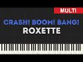 Roxette - Crash! Boom! Bang! (Instrumental Tutorial) [Synthesia]