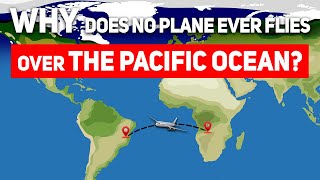 "Why Planes Take an Unconventional Route: The Mystery Behind Pacific Flights"