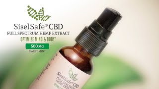 SiselSafe CBD 500MG Full Spectrum Hemp Extract - Sweet Mint