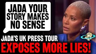 PSYCHO! Jada Pinkett Smith SPINS More Dumb LIES About CHEATING On Will Smith on UK Press Tour!