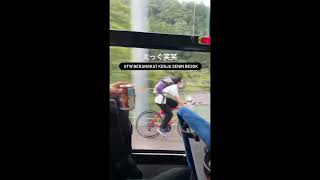 バスよりも速い自転車  #shorts #short #bicycle #funnyvideo #shortvideo #crazy