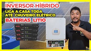 O melhor  sistema SOLAR  HÍBRIDO  de armazenamento  do Brasil