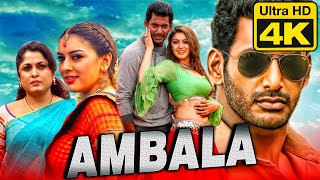 Ambala (4K Ultra HD) - Tamil Action Hindi Dubbed  Movie | Vishal, Hansika Motwan
