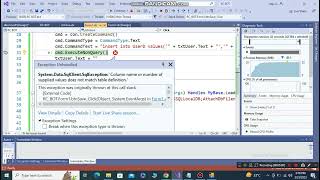 VB NET HOW TO FIX ERROR cmd.ExecuteNonQuery IN SQL DATABASE