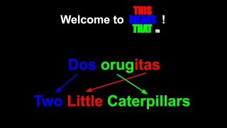Dos oruguitas (song from Encanto) - Spanish lyrics & English translation
