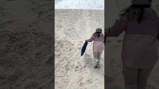 Sand Sledding at White Sands National Park