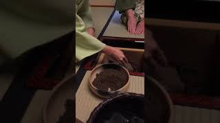 新春の茶事　炭手前　Charcoal procedure