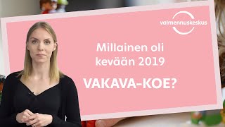 Kasvatustieteiden valintakoevastaukset: VAKAVA 2019