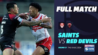 DRAMATIC FINISH | St Helens v Salford Red Devils | FULL MATCH | 2024 Betfred Super League