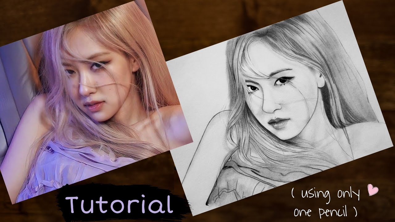 How To Draw Rose Blackpink Step By Step Drawing Tutorial