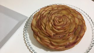 Gül Şeklinde Elmalı Tart