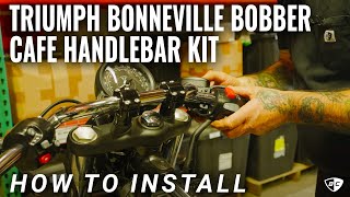 How to Install Cafe Handlebar Kit on 2024 Triumph Bonneville Bobber