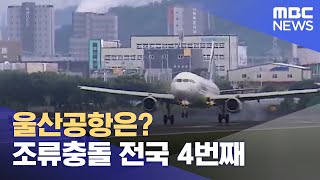 울산공항 조류충돌 발생률 전국 4번째 (2024.12.30/뉴스데스크/울산MBC)