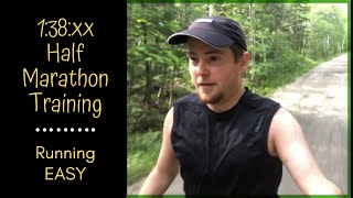 1:38 Half Marathon Training | Keeping The Easy Run EASY!