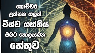 කොච්චර උත්සහ කලත් විශ්ව ශක්තිය නොලැබෙන්න ප්‍රධානම හේතුව @adaraneeyawishwaya  💫