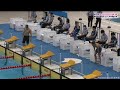 第2回関東学生選手権25m水泳競技大会 1日目 　決勝