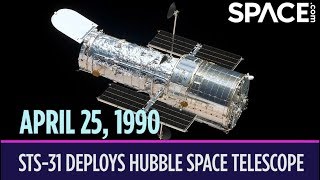 OTD in Space – April 25: STS-31 Deploys Hubble Space Telescope