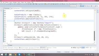 Importing Excel in Java Swing Application