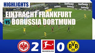 Eintracht Frankfurt vs Borussia Dortmund 2-0 | Highlights | MD 18 – Bundesliga 2024/25