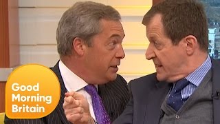 Piers Loses Control of Nigel Farage's Brexit Row With Alastair Campbell | Good Morning Britain