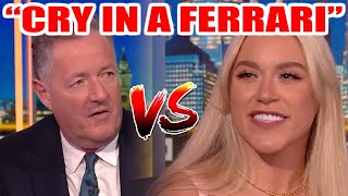 Piers Morgan vs Elle Brooke - "My Kids Can Cry In A Ferrari"