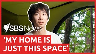 Hu’s parents spent $260,000 sending him to Australia to study; now he lives in a tent | SBS News