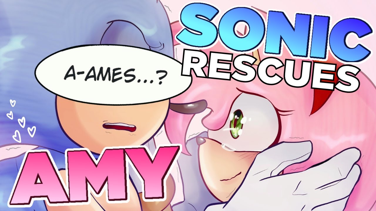 Sonic Saves Amy Sonic Frontiers Comic Dub Youtube