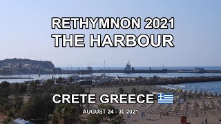 RETHYMNON CRETE 2021 - THE HARBOUR (4K)