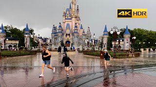 Heavy Rain Walk at the Magic Kingdom | Disney's Magic Kingdom Florida