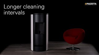 Premium Line pellet stoves: Longer cleaning intervals