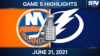 NHL Game Highlights | Islanders vs. Lightning, Game 5 - Jun. 21, 2021