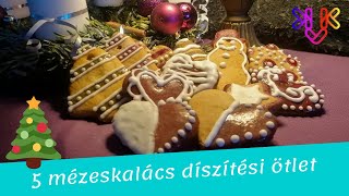 5 mézeskalács díszítési ötlet | Mézeskalács emberke, alapszínek festése, terülőmáz és íróka