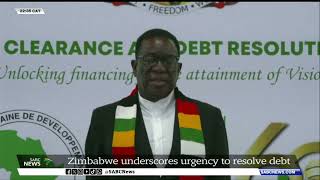 Zimbabwe underscores the urgency of resolving its debt