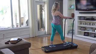 FITNATION Slimline Pro Walking Treadmill on QVC