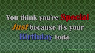 Special Birthday Greeting