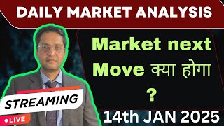 Market Next Move|Nifty next move|banknifty analysis for 15th jan 25|Globalmarket news|US market news