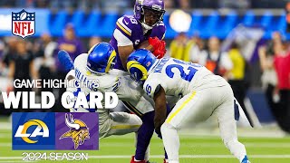 Minnesota Vikings Vs. Los Angeles Rams [WILD CARD] Game Highlights | NFL Highlights 2024