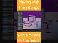 How to add a VHS effect in blender
