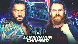 Sami Zayn CHALLENGES Roman Reigns Undisputed WWE Universal Champion \ WWE Elimination Chamber