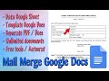 Hasil PDF, CARA MEMBUAT MAIL MERGE SURAT MASSAL DI GOOGLE DOCS DARI SPREADSHEET