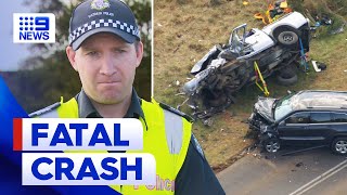 Horror fatal car crash in Melbourne | 9 News Australia