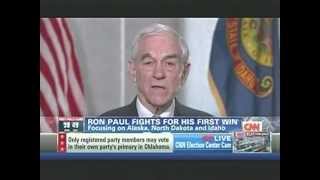 Ron Paul Interview On CNN Early On Super Tuesday Night 03/06/12