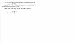 Question 2B From The Greatest Integer Function Practice Test