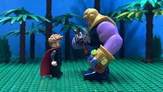 Thanos Snaps Scene In Lego (Avengers: Infinity War)