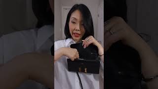 You'd be SHOCKED How Much Fits in HERMES CONSTANCE TO GO WALLET - What's in my Bag in 60 Seconds 愛馬仕