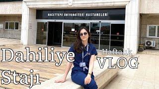 Hacettepe Tıp Dahiliye Stajı- HAFTALIK VLOG | Staj Günlükleri 9 #hacettepe #vlog