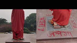 Truth of Swami Vivekananda's statue vandalism by leftist goons in JNU